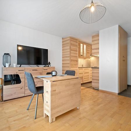 Charmant Studio Renove Situe Dans Les Bains D'Ovronnaz, Immeuble Les Sources Exteriör bild