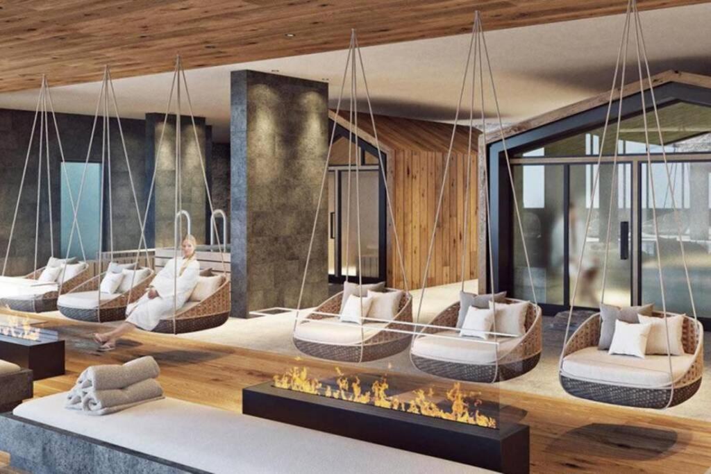 Charmant Studio Renove Situe Dans Les Bains D'Ovronnaz, Immeuble Les Sources Exteriör bild